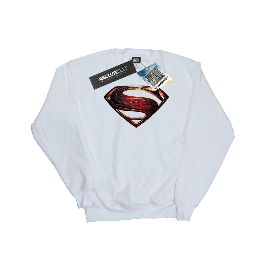 DC Comics Womens/Ladies Justice League Movie Superman Emblem Sweatshirt