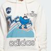 adidas Худи с капюшоном из флиса Manchester United SZN, с длинным рукавом, свободный, повседневный, пуловер, топ, мужской, белый IT1741