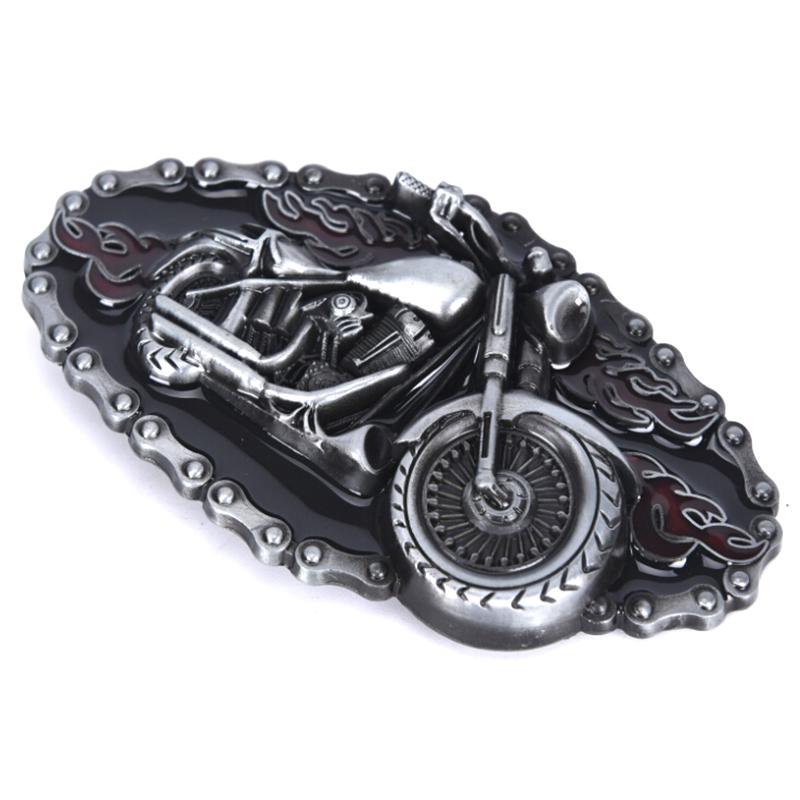 Men Vintage Motorcycle Modelling Cowboy Alloy Style Belt Buckle