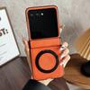Ретро Люксовый Держатель Чехол для Телефона для Motorola Razr 60 50 40 Ultra Магнитный Мягкая Кожаная Петля Защитный Противоударный Чехол Funda
