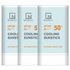 Охлаждающий солнцезащитный стик с защитой от УФ-лучей 20 г SPF50+ (3 шт.)