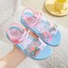 Желейные сандалии для девочек, студенческая корейская обувь принцессы, пляжная обувь с мягкой подошвой, детские сандалии на плоской подошве для девочек