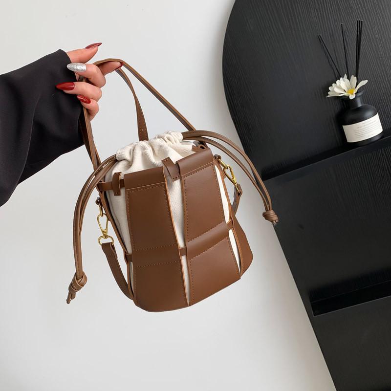 IELGY Женская сумка-мешок, стильная текстурированная сумка через плечо через плечо