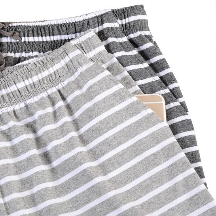 Мужские пижамные штаны Шорты для сна Дышащие пижамные шорты с карманами Эластичные домашние шорты на шнурке Спортивные повседневные спортивные шорты