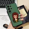 D-Daria Phone Case For Samsung S26 S25 S24 FE S23 S22 S21 Plus S20 Ultra Note20Ultra Black Soft Shell