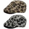 Keep Warm Leopard Print Berets Adjustable Women Newsboy Caps Fashion Lamb Wool Berets Hat  Girl