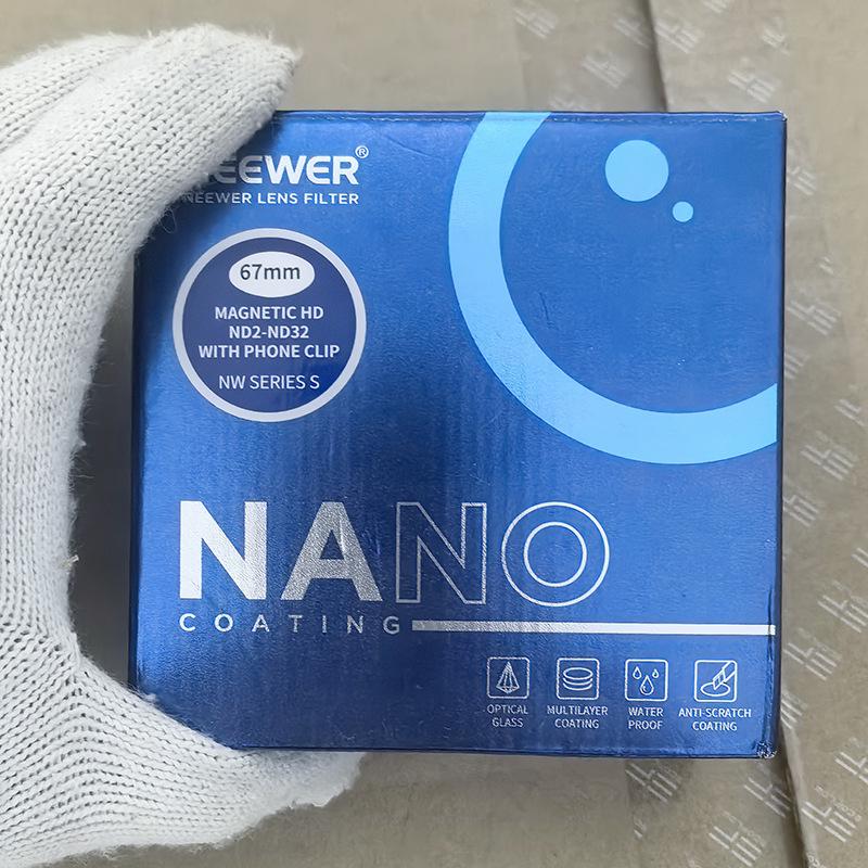 NEEWER 67MM HD ND2-32 Универсальный фильтр для телефона с магнитным зажимом