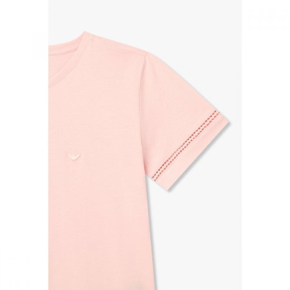 Emporio Armani Women EyeleT Cuff Hem Lounge T shirT 0826134509