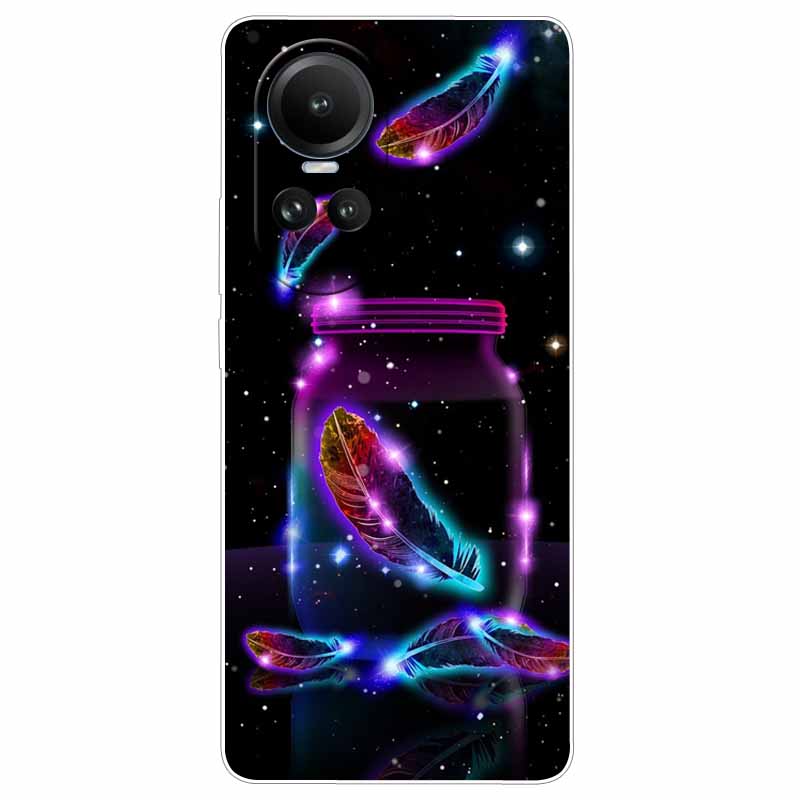 Чехол для Oppo Reno 10 5G CPH2531 Силиконовый Расписной Кот Животные ТПУ Мягкий Мраморный Coque для Oppo Reno10 Pro 5G CPH2525 Чехол для Телефона