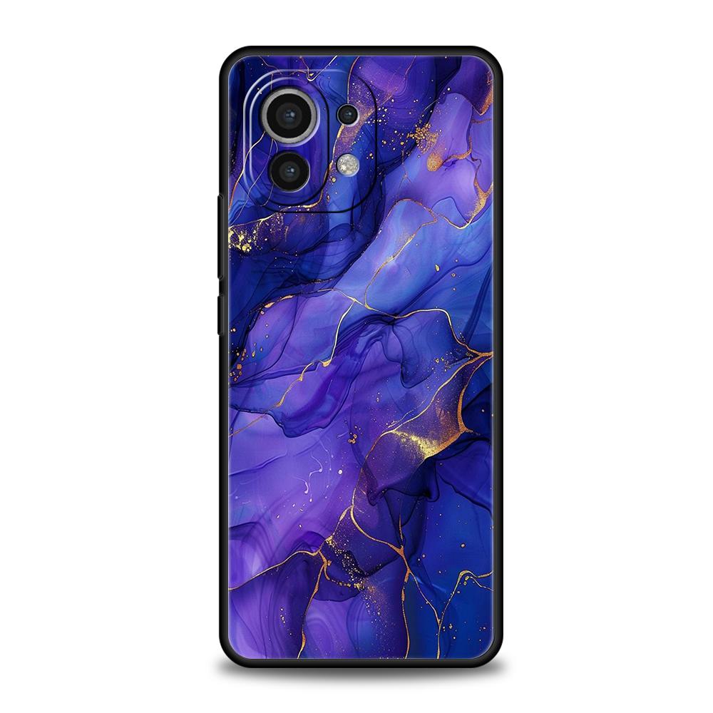 Акварельный Мраморный Чехол Для Телефона Для Xiaomi 15 14 13 12 Lite 14T 13T 12T Pro Poco X7 X6 X5 X4 X3 NFC F7 Ultra F6 Pro Мягкий Чехол