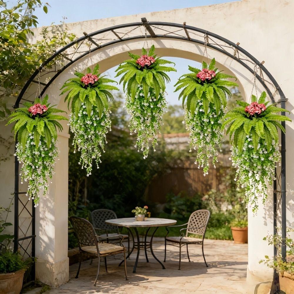 UV Resistant Morning Glory Boston Fern Hanging Vine Persian Leafs Flower Kit Home Decor