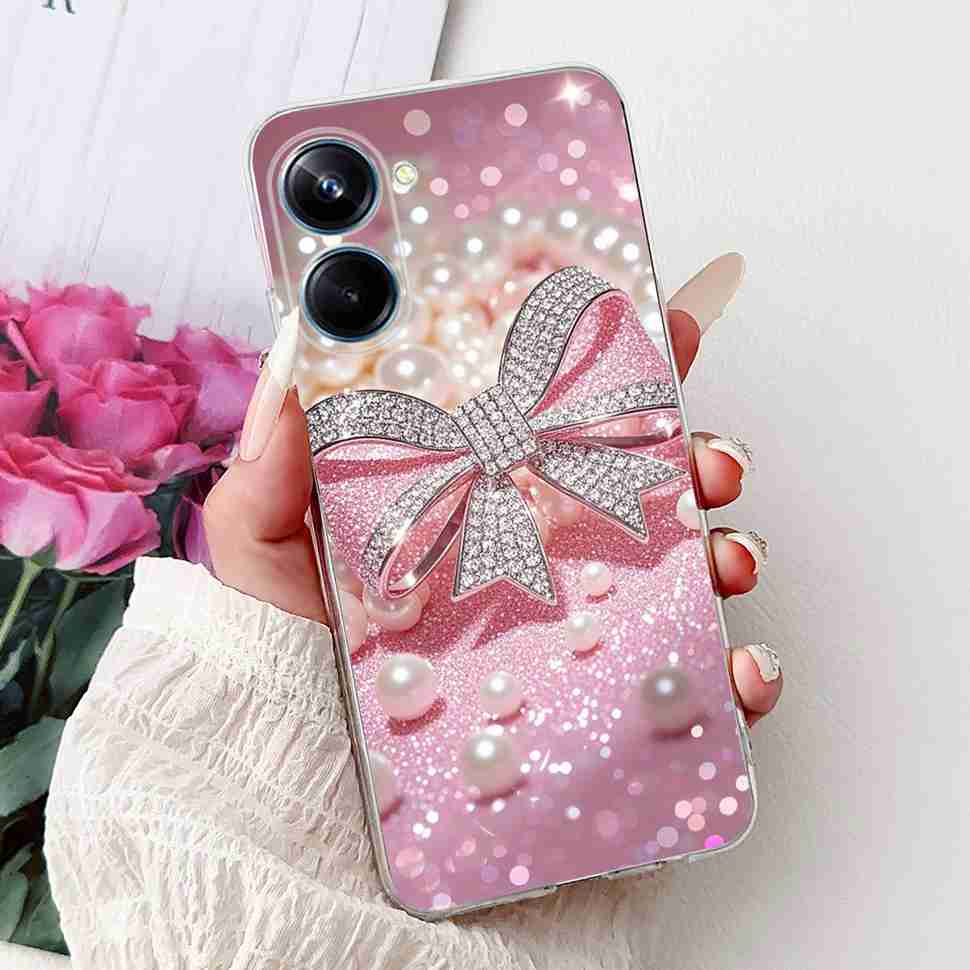 For Realme 10 Pro 5G 6.72" Case New Popular Flower Pattern Soft Silicone TPU Cover For Oppo Realme 10Pro 5G RMX3663 Bumper Shell