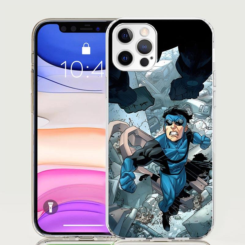 Крутой чехол I-Invincible для iPhone 17 Air 16 15 Plus 11 14 Pro Max 13 Mini 12 7 8 + SE Узорное искусство Индивидуальный чехол 17 Air