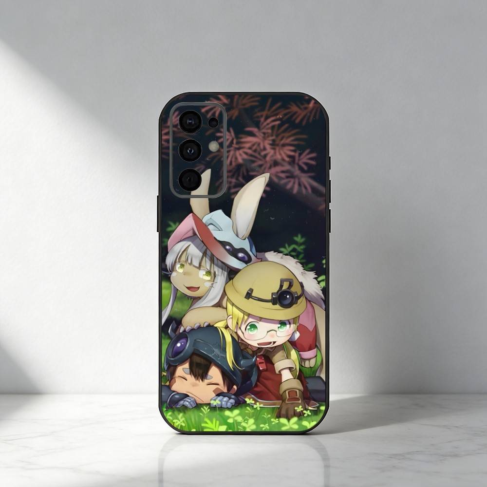 Чехол для телефона R-Riko Anime Reg Сделано в A-Abyss Для Samsung S25,S24,S21,S22,S23,S20,Ultra,S26,Plus,Fe,Note,5G Черный Чехол