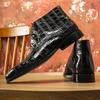 Autumn and Winter New Cowhide Men's Boots Trendy Men's Shoes