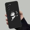 Чехол для телефона V-Виктор Цой для Samsung Galaxy A13, A21s, A22, A31, A32, A52, A53, A71, A80, Мягкий черный корпус