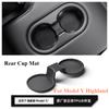 For Tesla Model Y/3Highland Juniper Central Control Water Cup Holder Water Cup Pad Limiter Silicone Special Slot Car Accessories