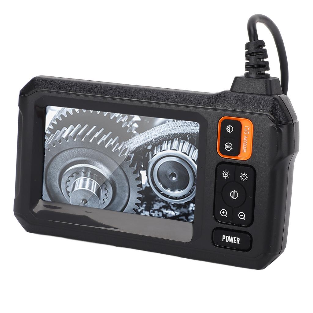 Endoscope Camera with Light 4.3inch IPS Screen 170 Degree Viewing Angle IP67 Waterproof HD