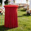 Solid Color Conference Table Skirt Elastic Bar Table Cover Practical Bar Counter Cover  Hotel