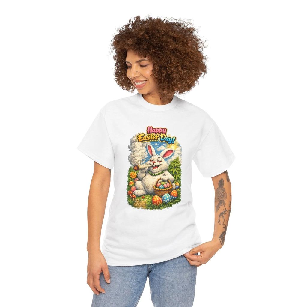 Vintage Easter Bunny with Eggs Tee | Happy Easter Rabbit