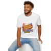 Hot Dog Icon Food Cartoon Funny Patriotic Snack Graphic Unisex Softstyle T-Shirt