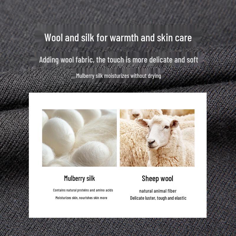 Caizi Men's Half-High Collar Pullover Knit Sweater