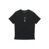 X Disney Co-Branded Sports Fashion Series Themed Print Loose-Fit Round Neck T-Shirt Men Tops Black AHSR205-1