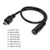 5-контактный Mini USB Male на 3,5 мм Аудио Адаптер Шнур для Петличного Микрофона Микрофонный Адаптер Шнур 30см-400см