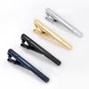 Men's Silver & Gold Minimalist Tie Clip - Formal Business & Wedding Accessory