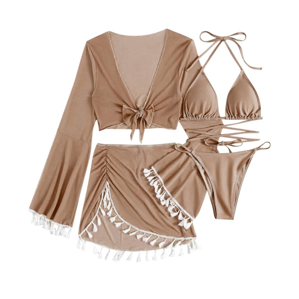 Бикини купальники женские юбка бикини пуш-ап купальник микро бикини экстремальный сексуальный пляжный купальный костюм женская одежда 4 предмета