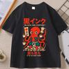 Japanese Street Food T-shirt Osaka Dotonbori Octopus Printed Tshirt Takoyaki Anime Short Sleeve Tees Round Neck Summer Clothes