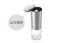 Electric Salt Pepper Mill Just Tilt Ceramic Blade Grind Stepless Adjustment Battery Operated Bottle 100ml with Lid Stainless Steel Stylish [Toffy] &