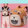 Alphabet Cartoon Pattern Kids Backpack With Comfort Oriented Shoulder Design