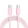 Цветной кабель USB-C на Type C Для Apple iPhone 11 PD 61 Вт Быстрая зарядка Для Huawei Xiaomi Samsung Type C Плетеный кабель Аксессуары