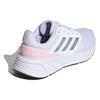 adidas Galaxy 6 белые прозрачные розовые женские кроссовки Cloud-White Silver-Metallic IE8150