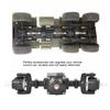 1Celsius16 Gear Differential Axle Metal Drive Shaft Fit for FY004 Q64 Q60 WPL B36 MN77 6-Wheel RC Car