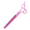 Набор ножниц для груминга домашних животных Napson Pink 8.0": Прямые, Изогнутые и Редеющие (4 шт)