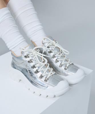 Kissa Lace-Up Leather Sneakers W507006
