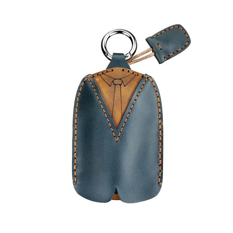 Универсальный чехол для автомобильного ключа ручной работы из натуральной кожи в подарочной коробке