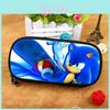Sonic The Hedgehog Ink Pen Storage Bag With Spacious Design For Stationery And Makeup