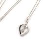Altesse [K6309] - Белое серебряное колье «Любовь»