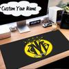 Custom Name Mouse pad Vill-arreal Flames Mouse Pad Desk Mat, Non-Slip Rubber Backer Pad For Computer Notebook Gaming Mouse Pad Birthday Gift