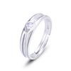 Lindon Classic 925 Sterling Silver Zircon Ring Ladies Jewelry Wedding Promise Party Gift