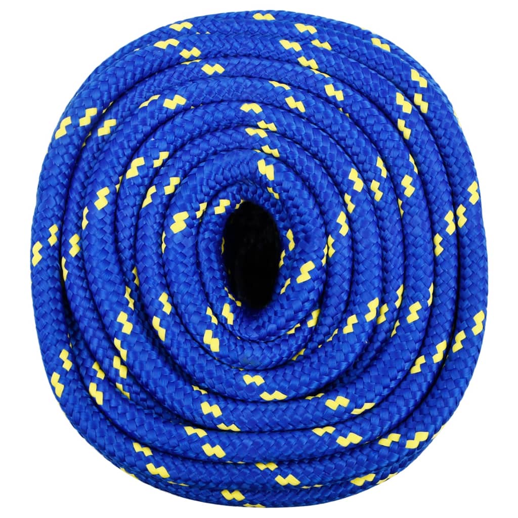 Vidaxl Linka Żeglarska, Niebieska, 18 Mm, 100 M, Polipropylen