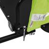Bicycle Trailer Green Oxford Fabric and Iron