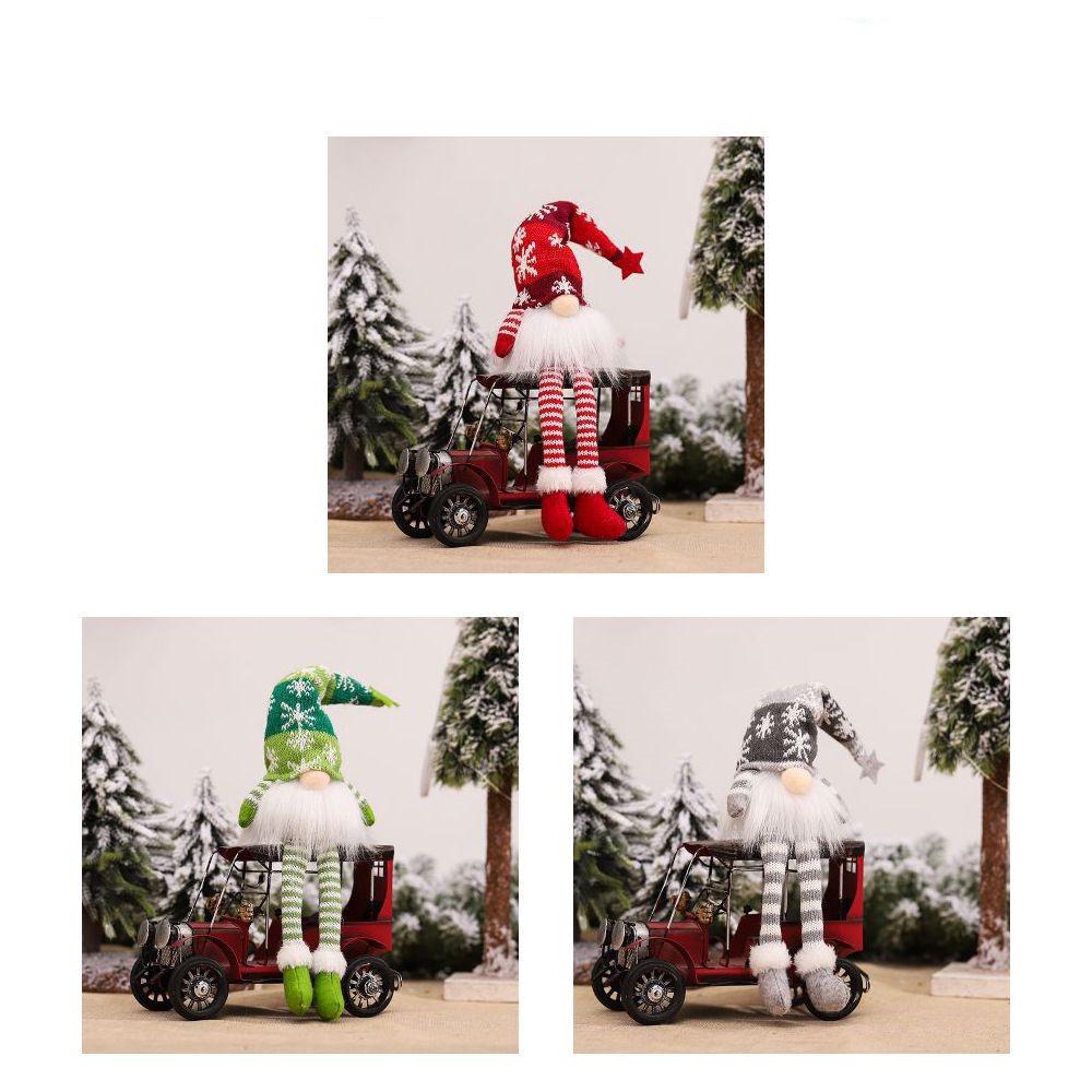 1 шт. Рождественские гномы, плюшевые, со светодиодной подсветкой, безликие, длинные ноги, кукла, рождественская елка, рождественская подвеска, гномы, украшения для вечеринки