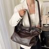 Retro High-end Bag Large-capacity Women's Bag 2025 Autumn and Winter New Shoulder Tote Bag Simple Commuter Messenger Bag