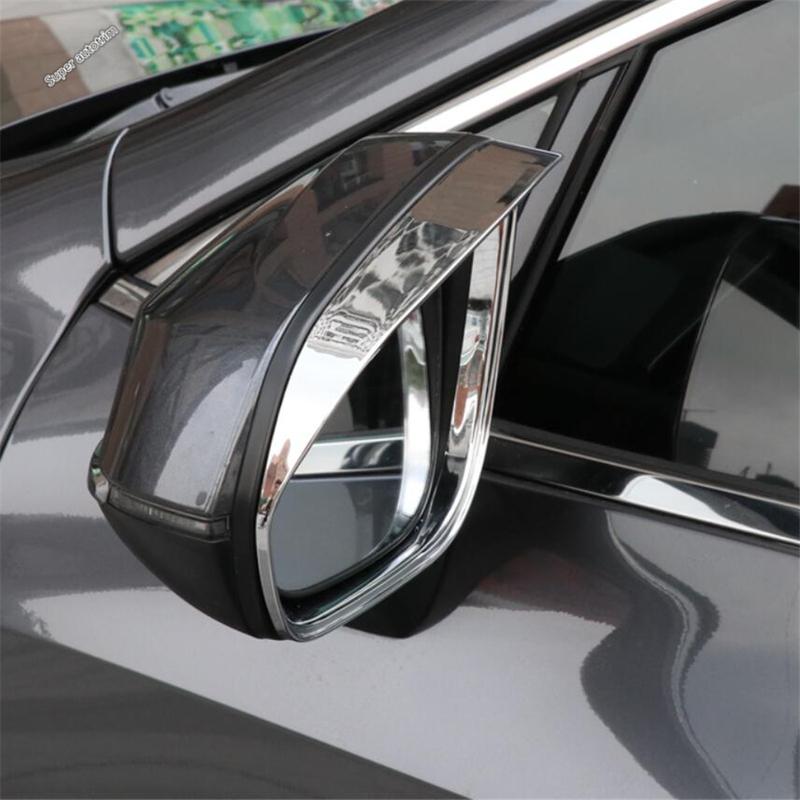 Rearview Mirror Cap Shell Protection Cover Trim For Lexus RX 450 / NX 300 2016 - ABS Chrome / Black Accessories Exterior