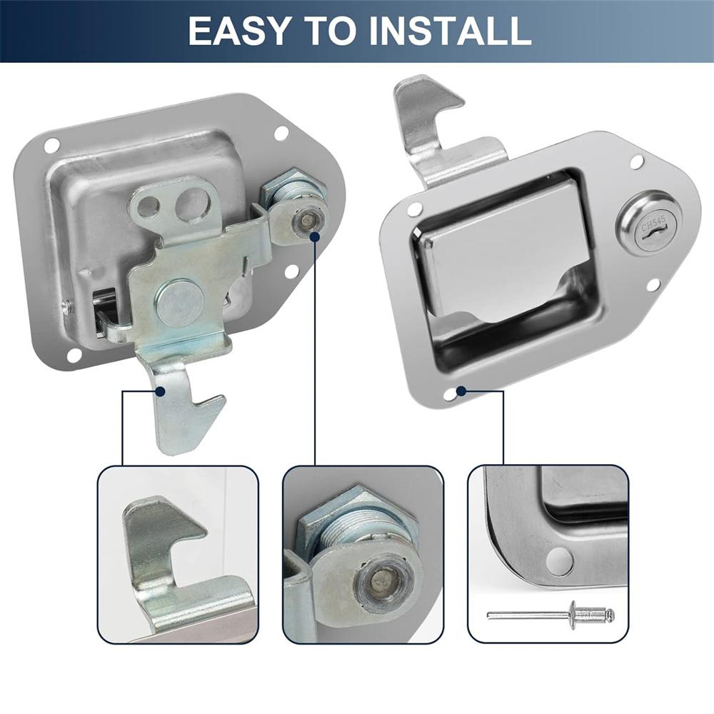 Защелка для ящика с инструментами грузовика Замок для ящика с инструментами Универсальный Для грузовика RV Прицепа UTV ATV Ящик