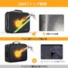 Noiposi Fireproof Document Waterproof and Fireproof Portable Home Travel Safe Storage Box for Legal Size Birth Black 2800°C Box, 38x28x11cm, Bag,